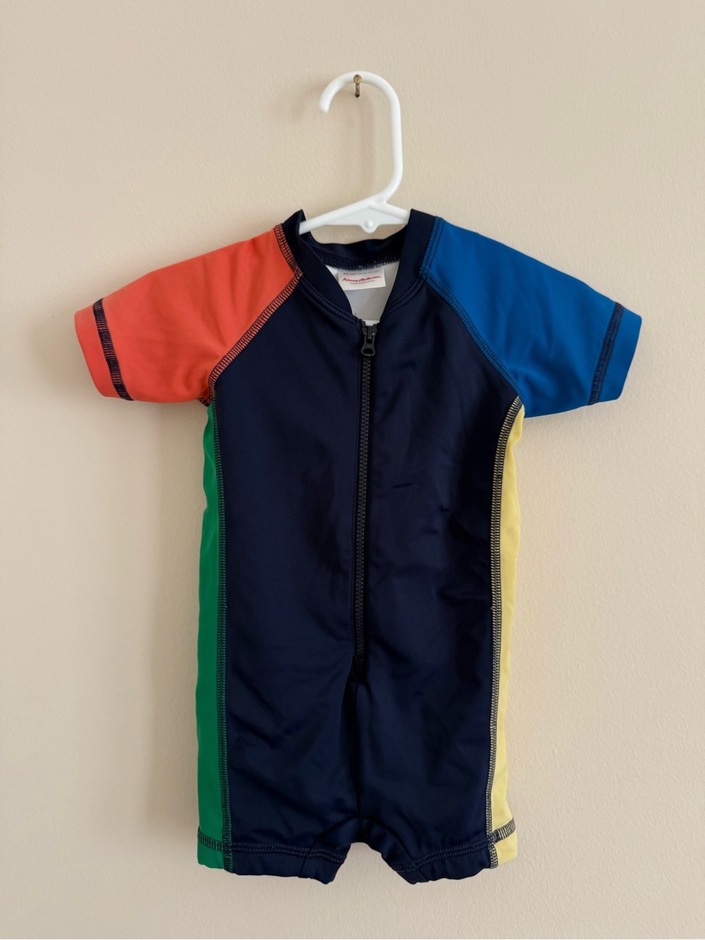 Hanna Anderson Baby Colorblock Rashguard & Swim Suit 6-12 month